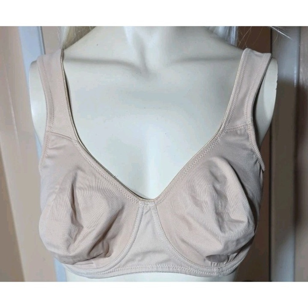 Rosa Faia Twin Underwire Bra 36D Nude Beige 5490 722‎ Comfort straps